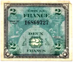French wartime Allied Forces currency