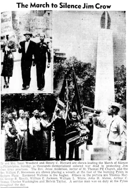 March to Silence Jim Crow 1950